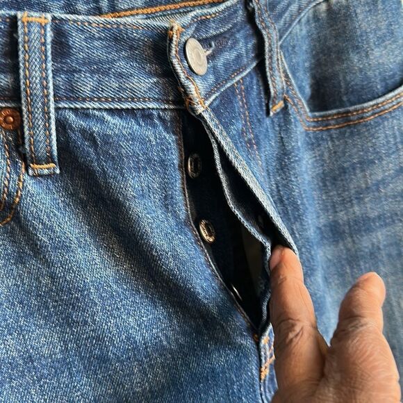 Levi’s White Oak Cone Denim Blue Jeans 28 - Picture 2 of 9